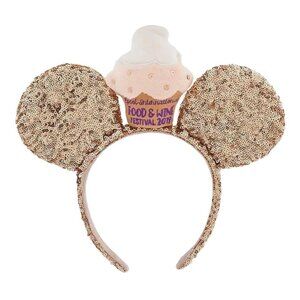 Disney Parks 2019 Epcot International Food & Wine Festival Cupcake Ears Headband
